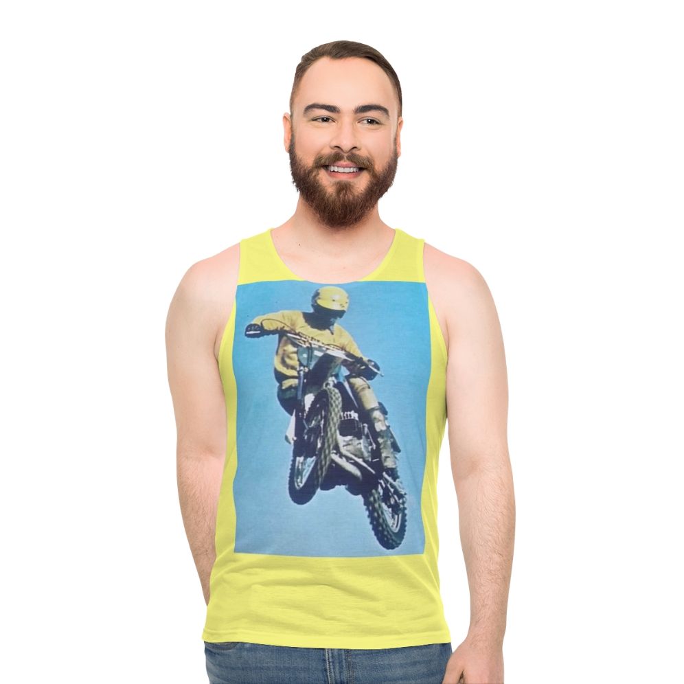 Vintage Motocross Unisex Tank Top