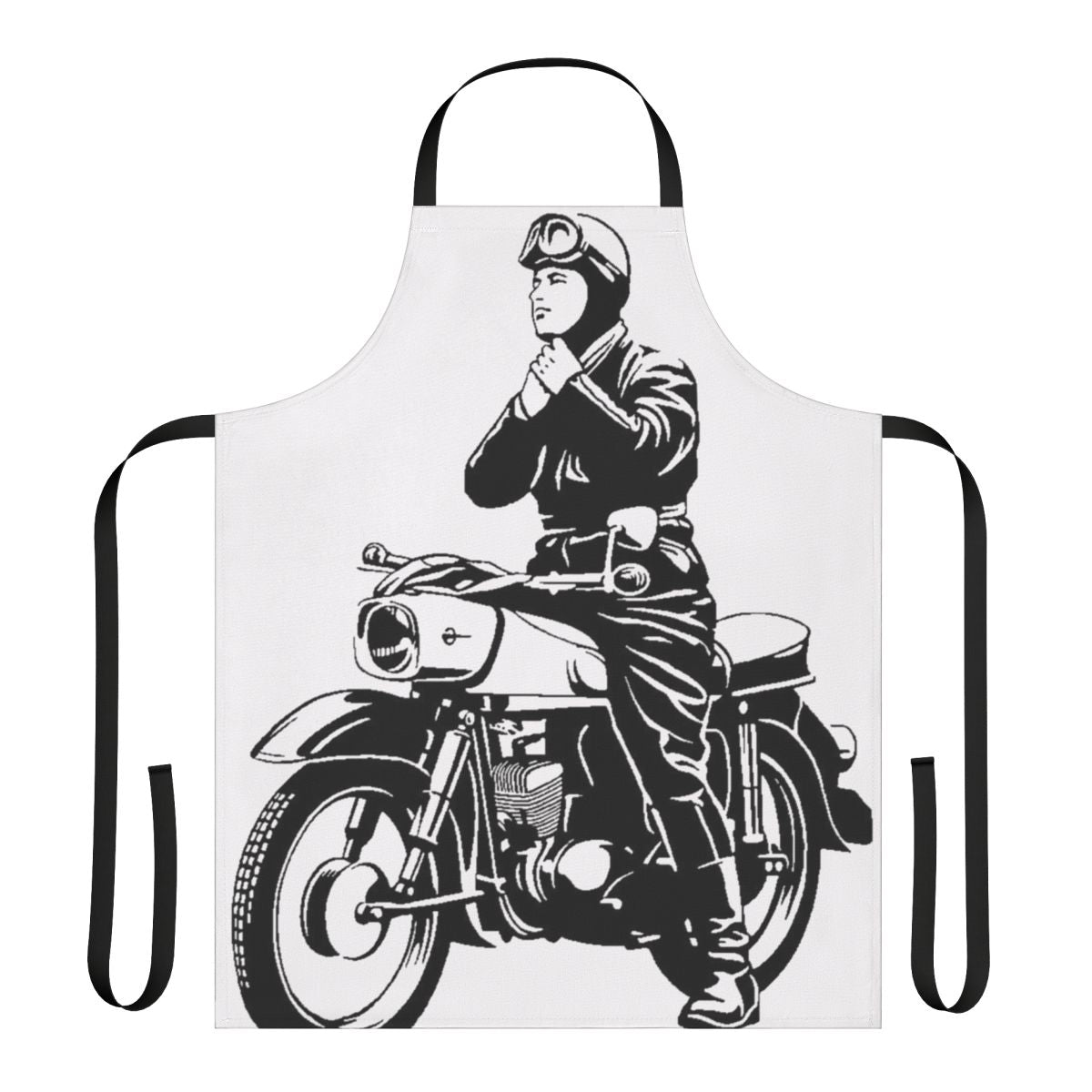 Vintage-style apron for MZ ES150 motorbike riders