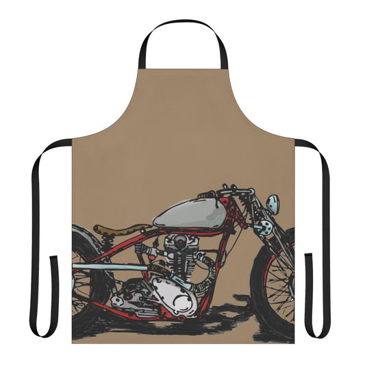 Vintage-inspired motorcycle bobber apron for classic bike enthusiasts
