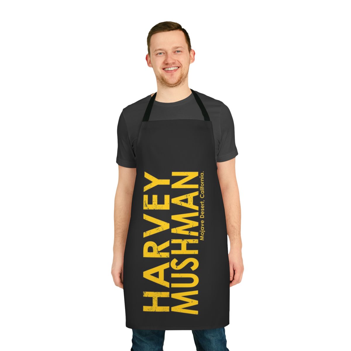 Vintage motorcycle-themed apron for enthusiasts