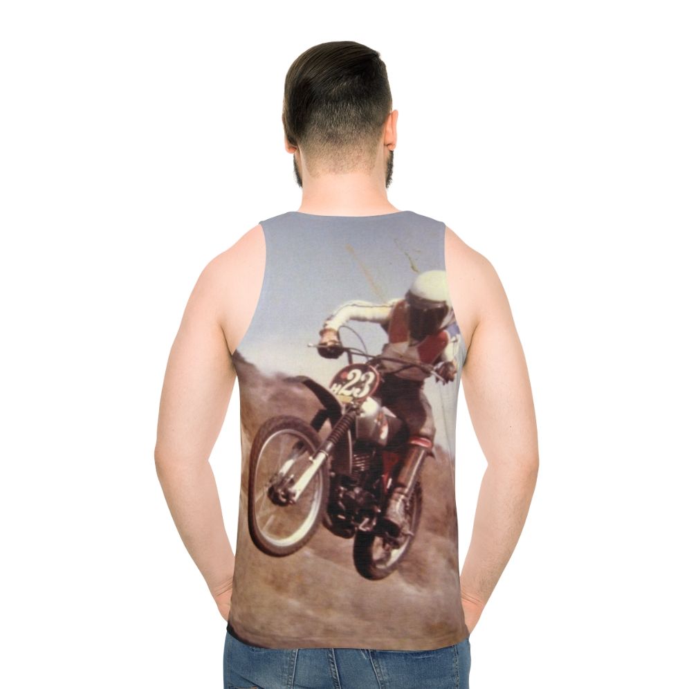 Vintage Motorcycle Motocross Unisex Tank Top