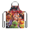 Vintage-style apron featuring characters from the classic Muppet Show TV series