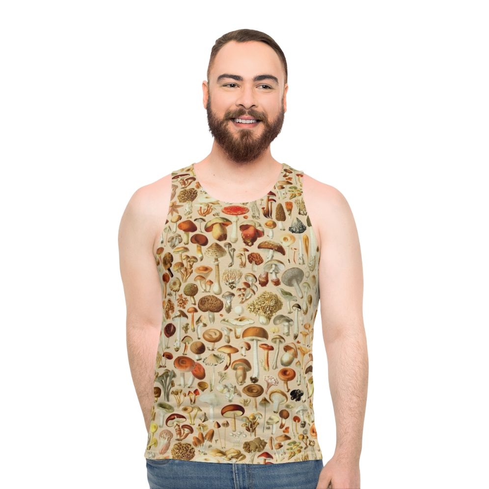 Vintage Mushroom Designs Unisex Tank Top