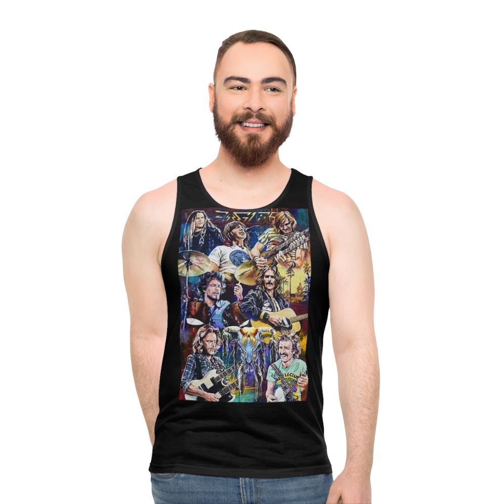 Vintage Music Band Cover Album Retro Style Unisex Tank Top