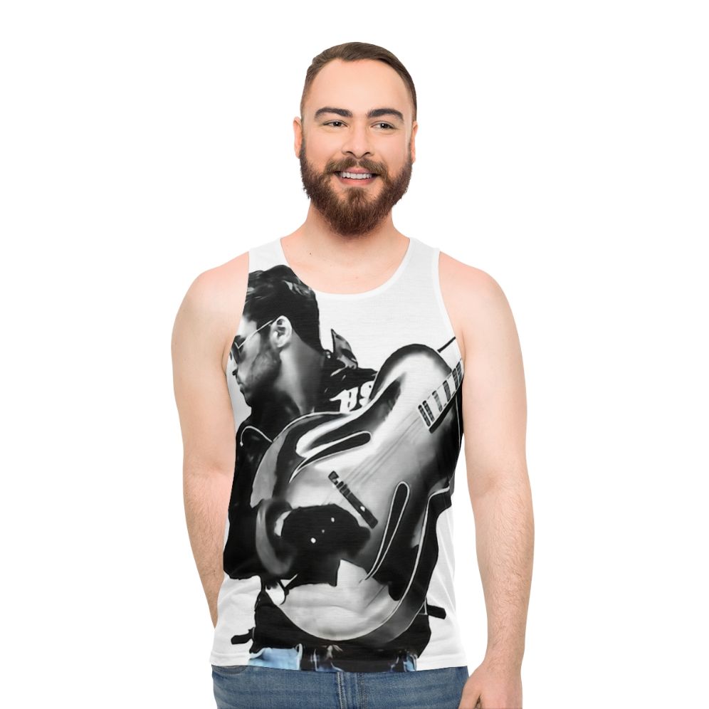 Vintage Music Inspired Faith George Unisex Tank Top