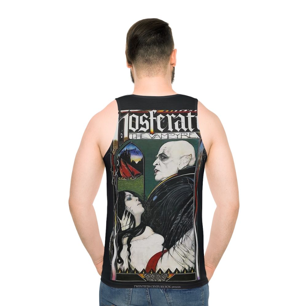 Vintage Nosferatu movie poster unisex tank top