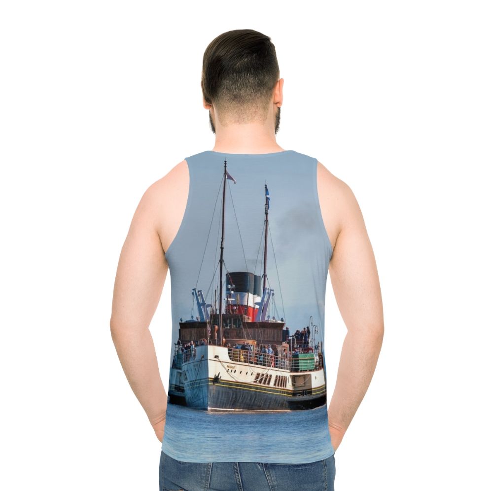 Vintage Paddle Steamer Waverley Unisex Tank Top