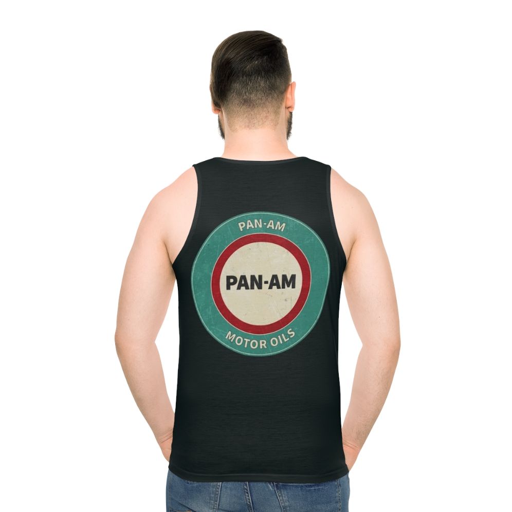 Vintage Pan Am American Motor Oils Unisex Tank Top