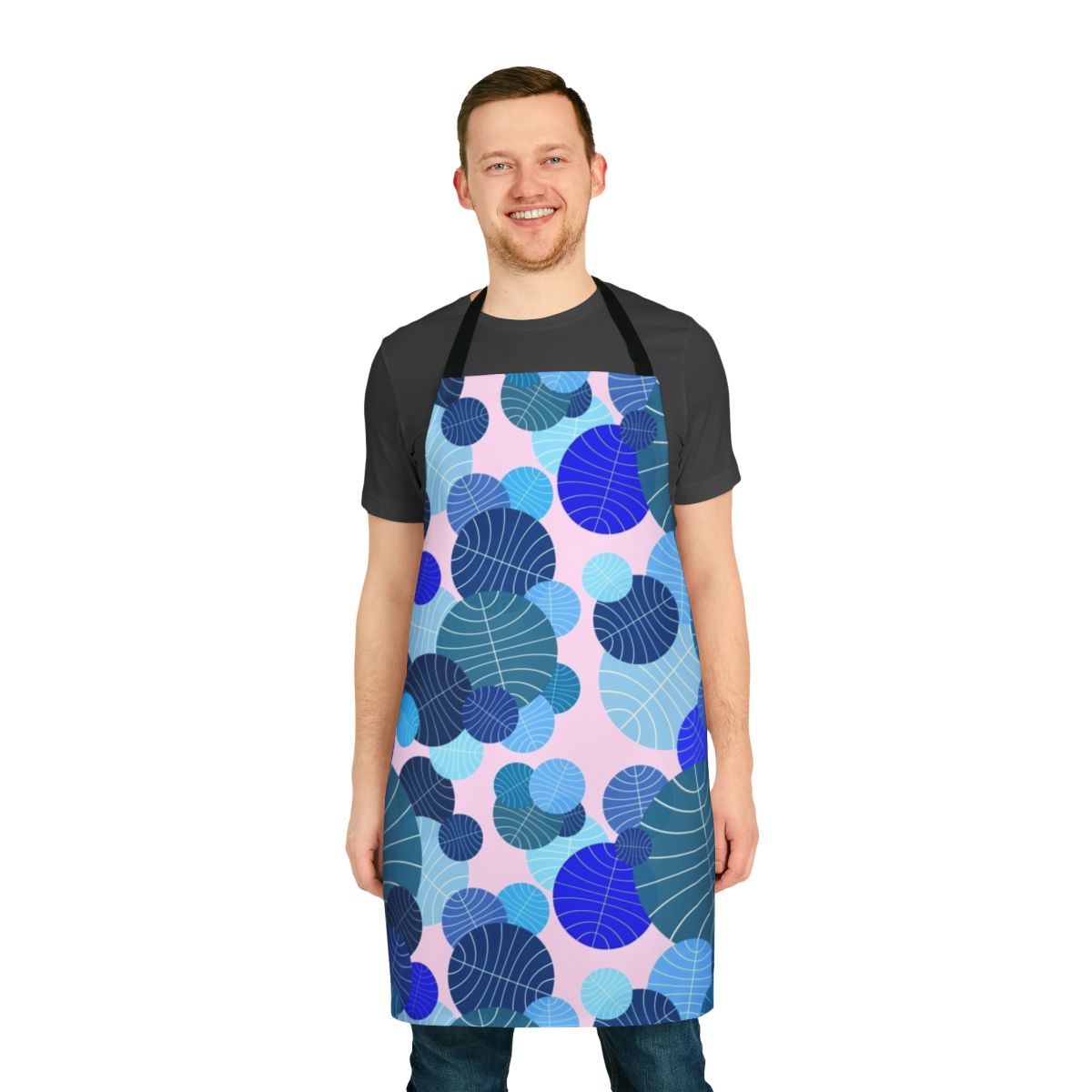 Vintage Pan Am inspired all-over print apron with iconic logo design