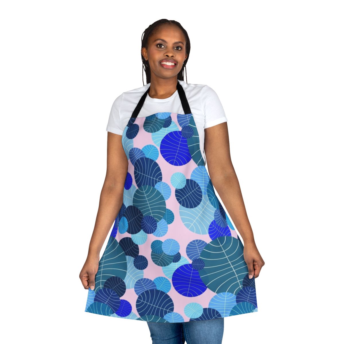 Vintage Pan Am inspired all-over print apron with iconic logo design