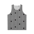 Vintage Pan Am repeating globe pattern unisex tank top