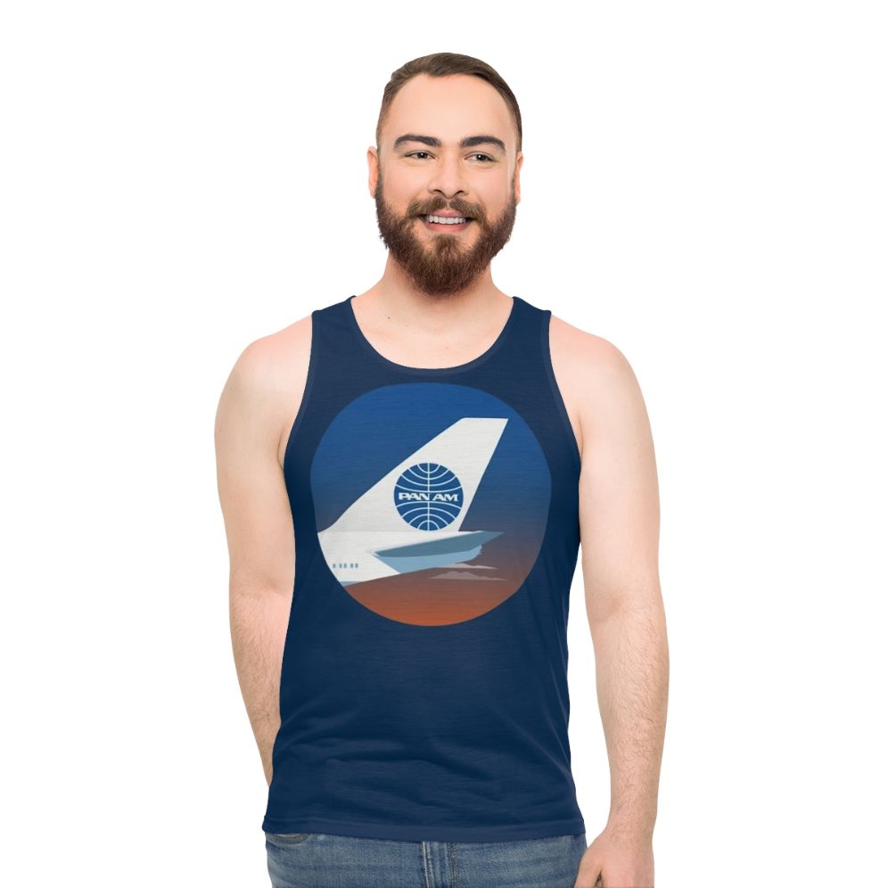 Vintage Pan American World Airways Unisex Tank Top