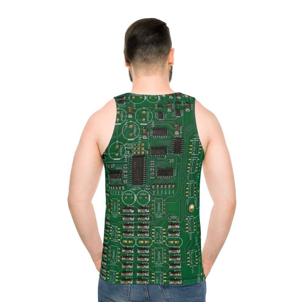 Vintage PCB Printed Circuit Board Unisex Tank Top