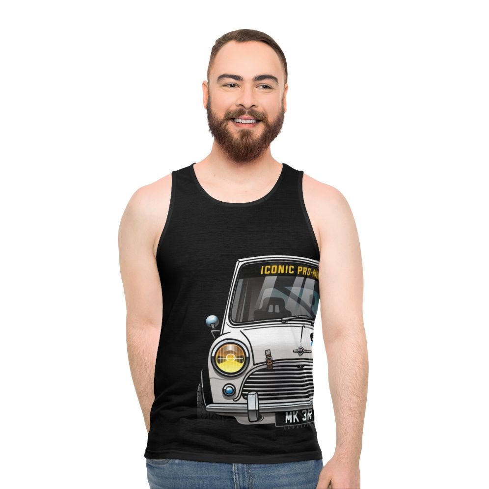 Vintage racer unisex tank top