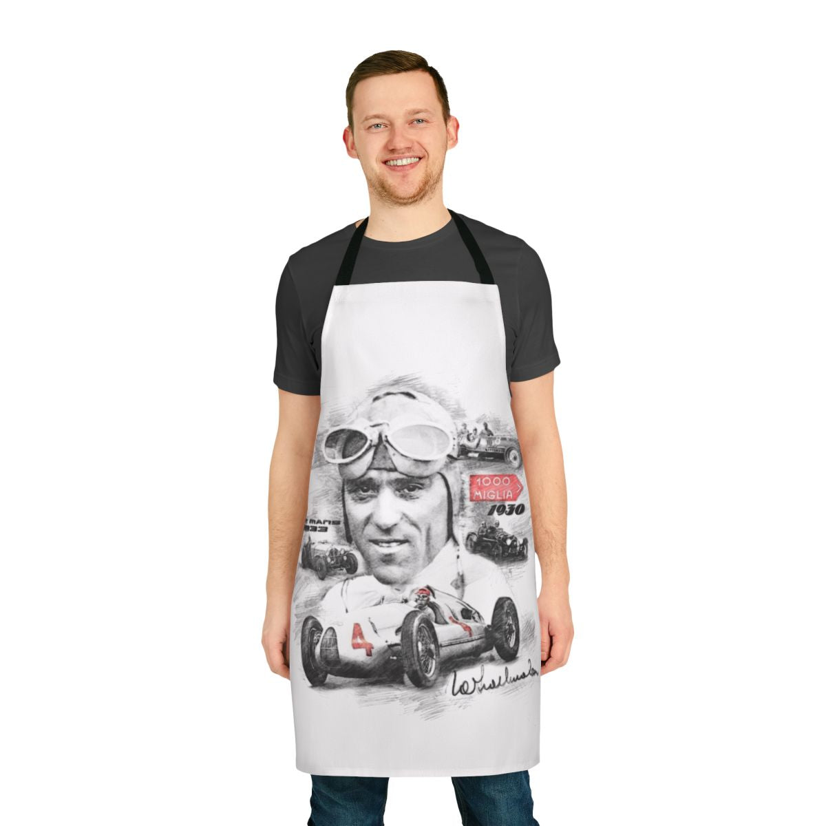 Tazio Nuvolari Inspired Racing Apron