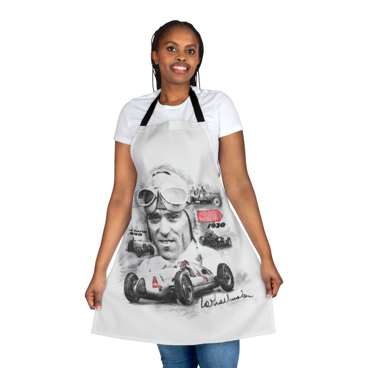 Tazio Nuvolari Inspired Racing Apron