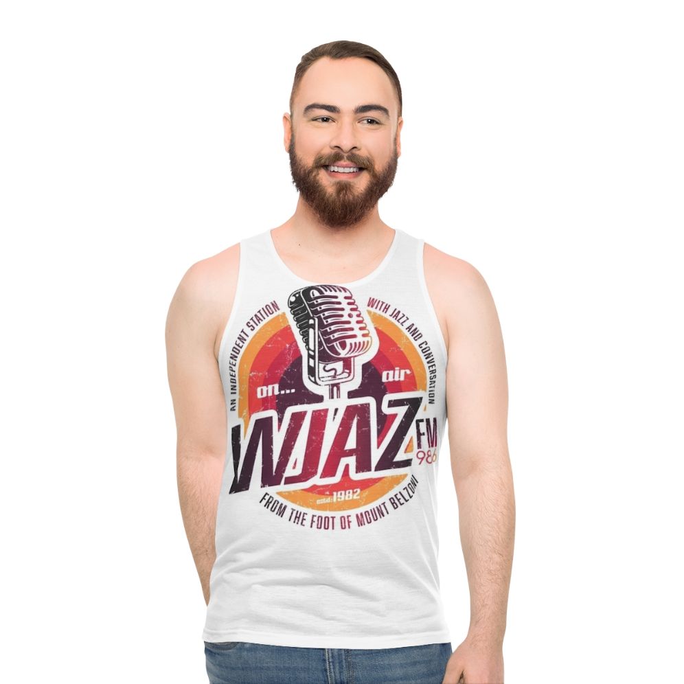 Vintage Radio Design WJAZ Unisex Tank Top