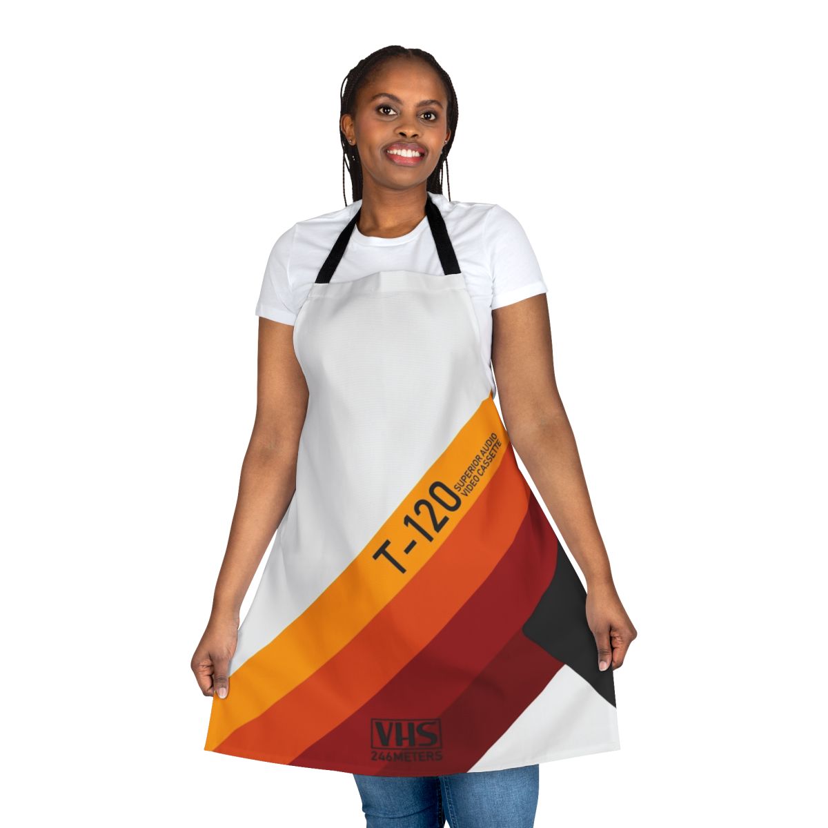 Vintage retro 90s 80s vaporwave retrowave cassette tape apron