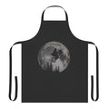 Vintage-style apron featuring iconic scenes and characters from the beloved 1980s film E.T. the Extra-Terrestrial