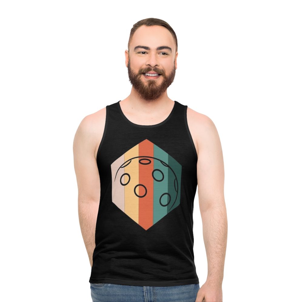 Vintage Retro Floorball Unisex Tank Top