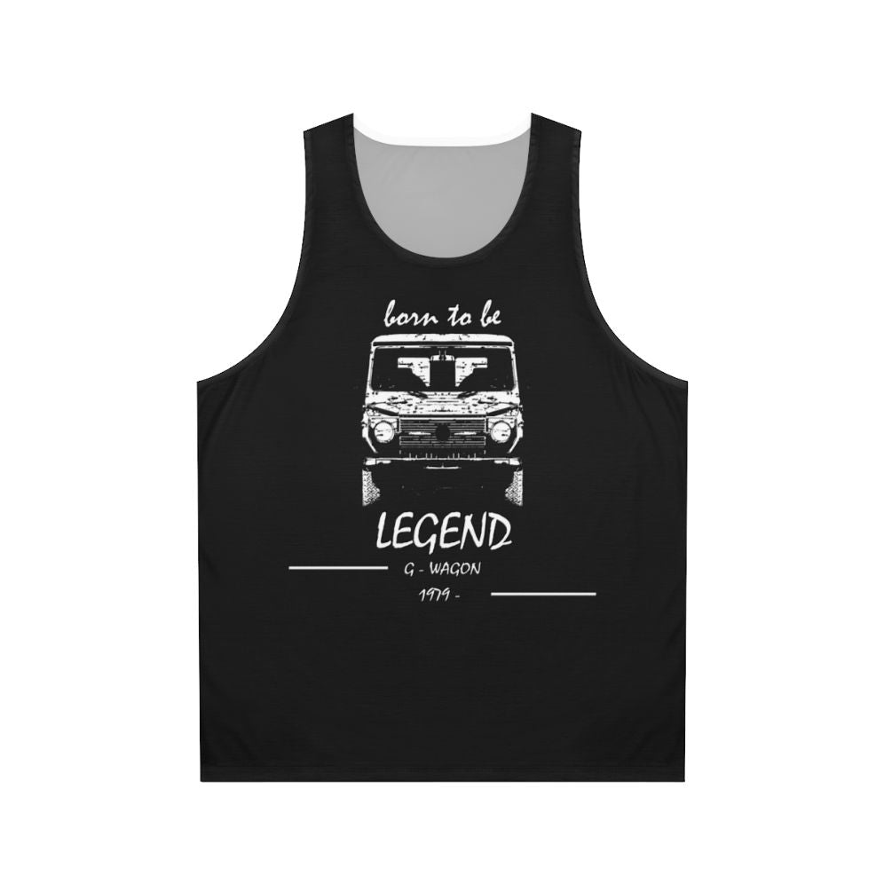 Vintage Retro Mercedes G-Wagon Unisex Tank Top