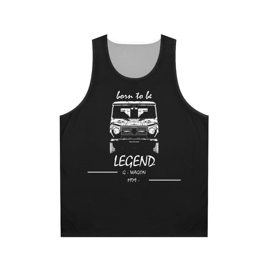Vintage Retro Mercedes G-Wagon Unisex Tank Top