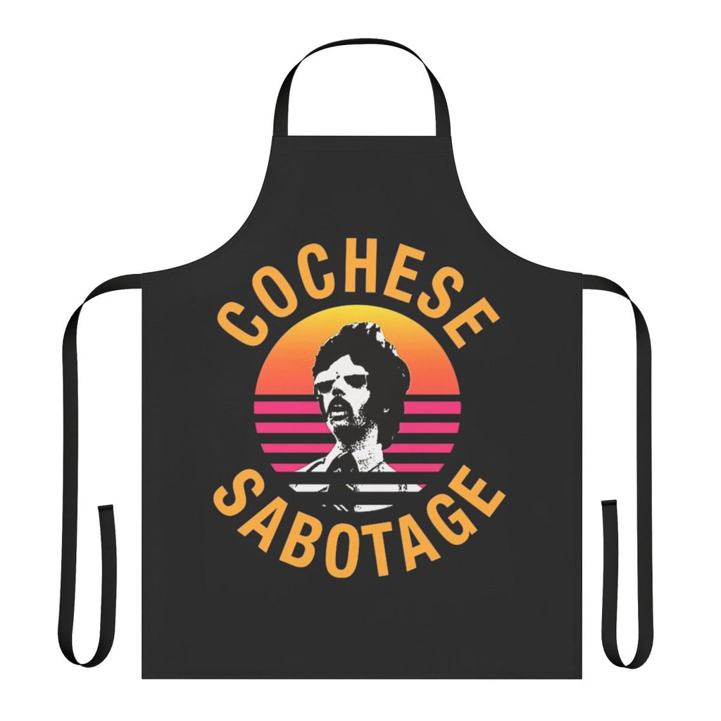 Vintage Retro Shirt Apron with Beastie Boys-inspired design
