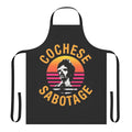 Vintage Retro Shirt Apron with Beastie Boys-inspired design