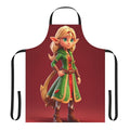 Vintage rock band inspired apron featuring classic band logo and retro punk rock aesthetic
