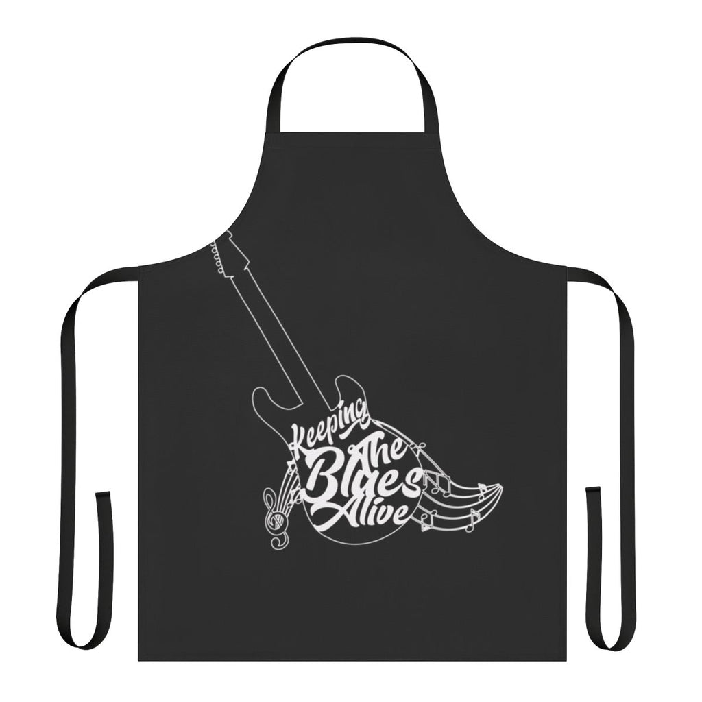 A vintage-style apron for blues and saxophone enthusiasts