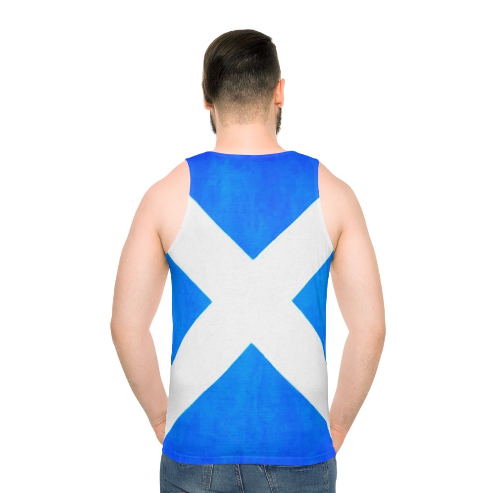 Vintage Scottish Flag Unisex Tank Top