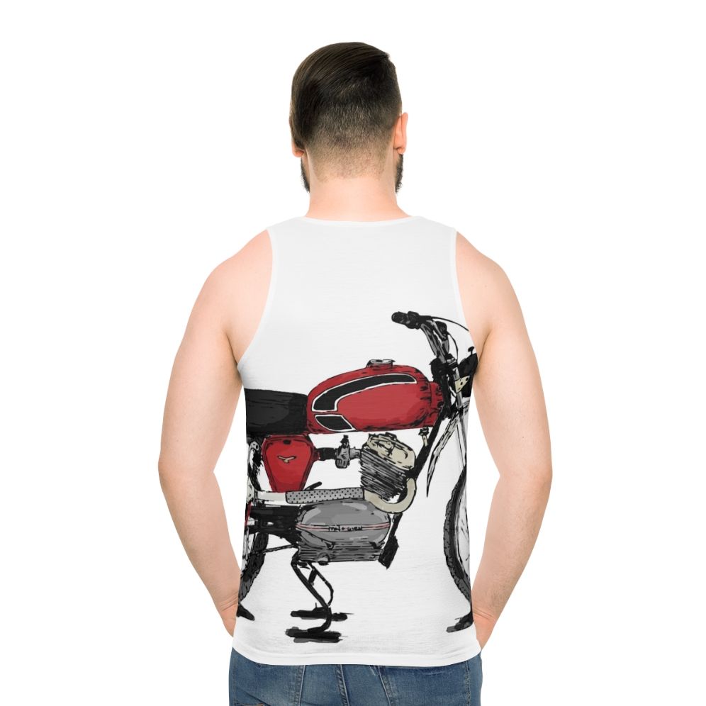 Vintage Scrambler Motorcycle Unisex Tank Top