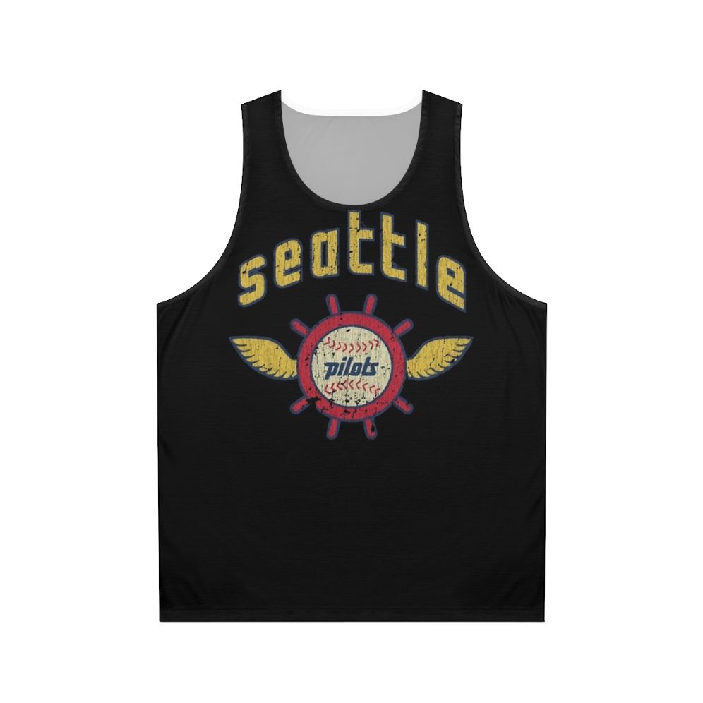 Vintage Seattle Pilots Baseball Unisex Tank Top