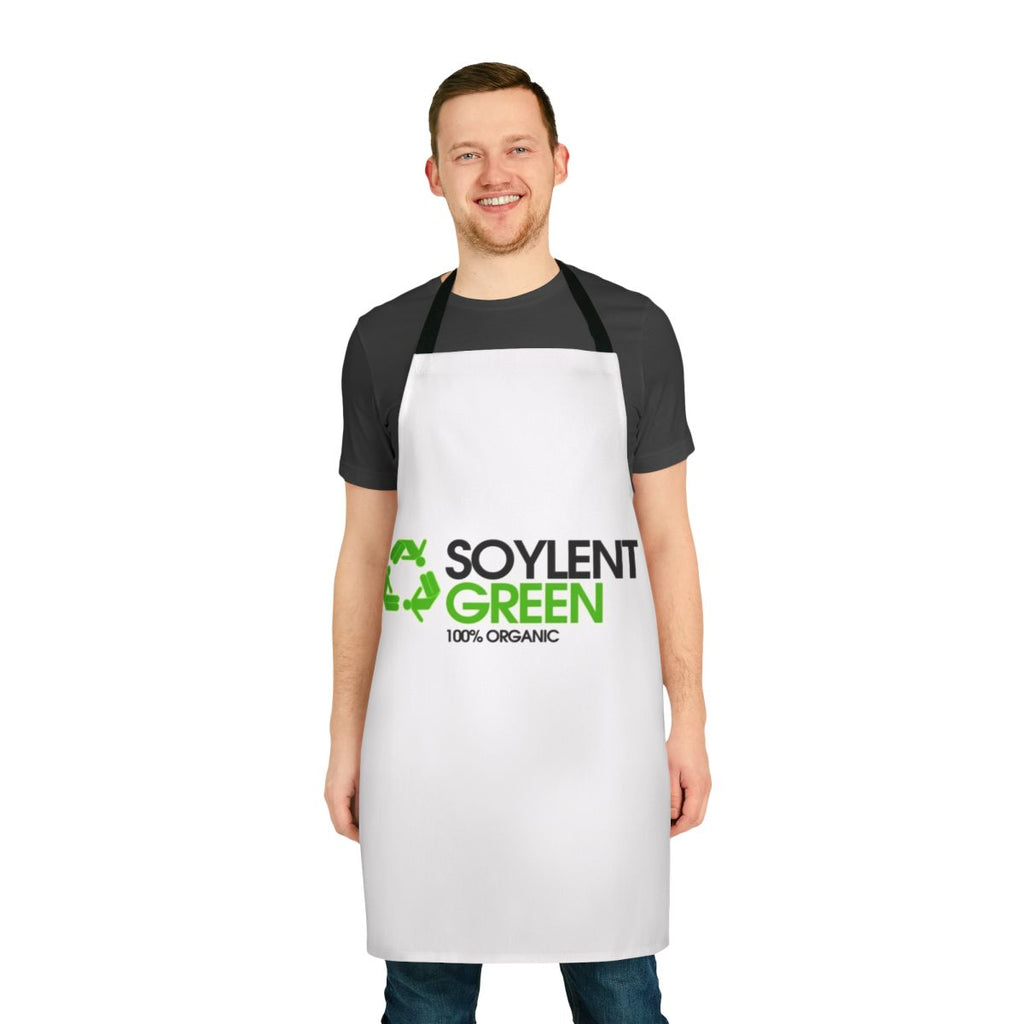 Vintage-style apron with Soylent Green and Charlton Heston inspired design