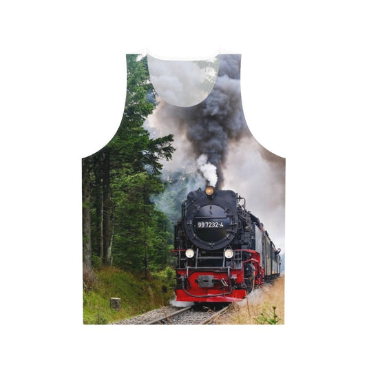 Vintage Steam Train Unisex Tank Top