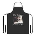 Retro-inspired apron featuring the logo of the 1970s new wave band Be Bop Deluxe