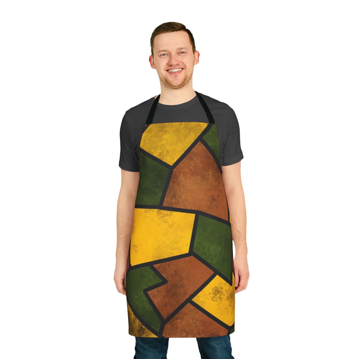 Vintage-style German Imperial camouflage pattern apron for military, tactical, or historical enthusiasts