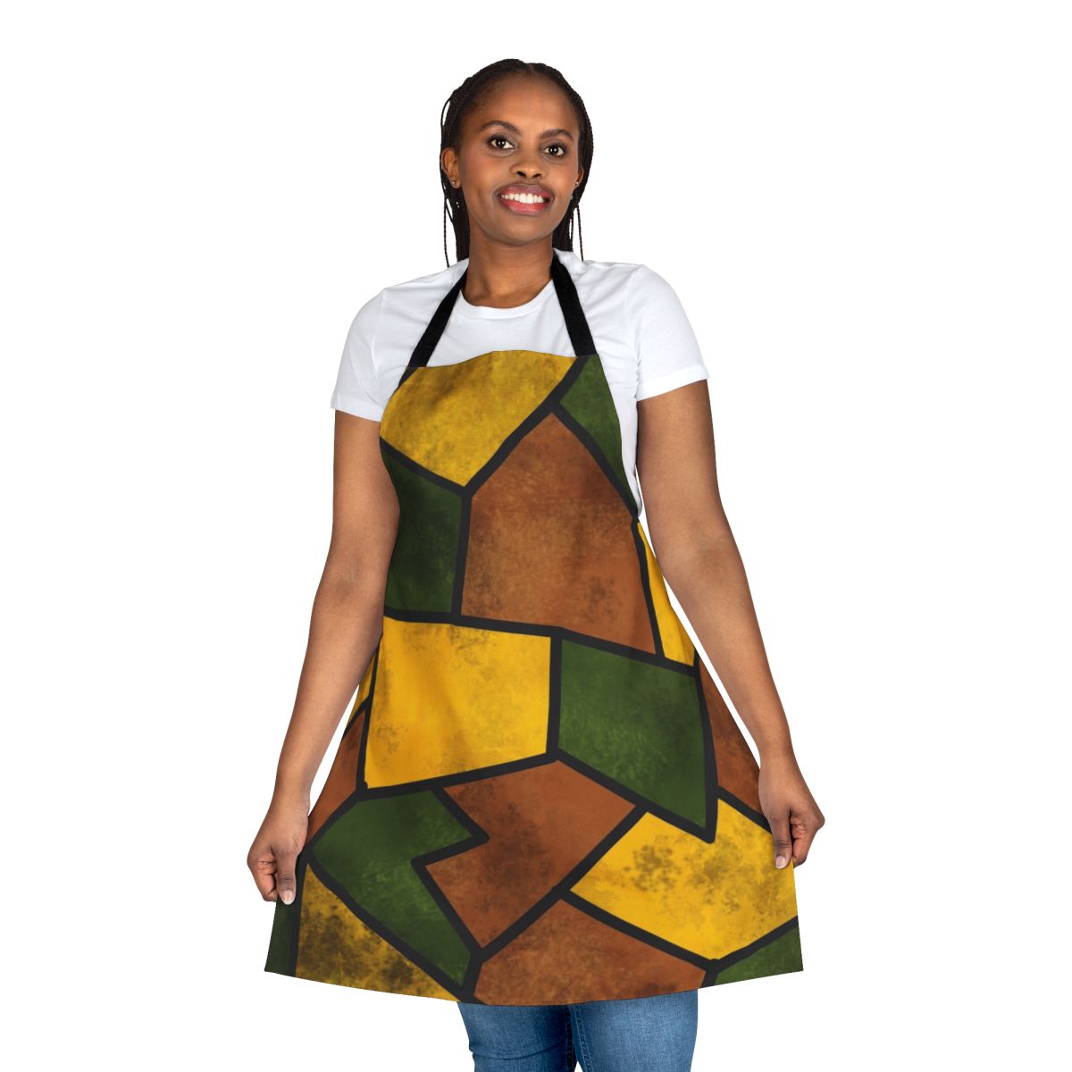 Vintage-style German Imperial camouflage pattern apron for military, tactical, or historical enthusiasts