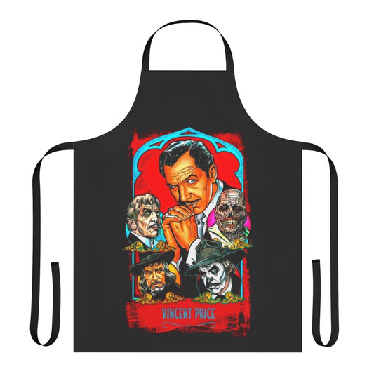 Vintage-style apron featuring the iconic image of horror legend Vincent Price