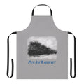 Vintage-style apron featuring the Pan Am Railways logo and retro design
