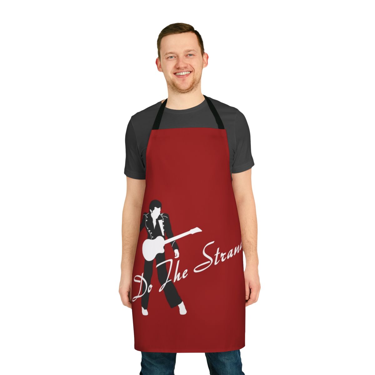 Retro-styled apron featuring Roxy Music and 70s glam rock imagery