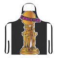 Vintage-style Scarface-inspired apron with Tony Montana graphic