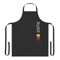 Vintage-style distressed apron with a science fiction, space-inspired design