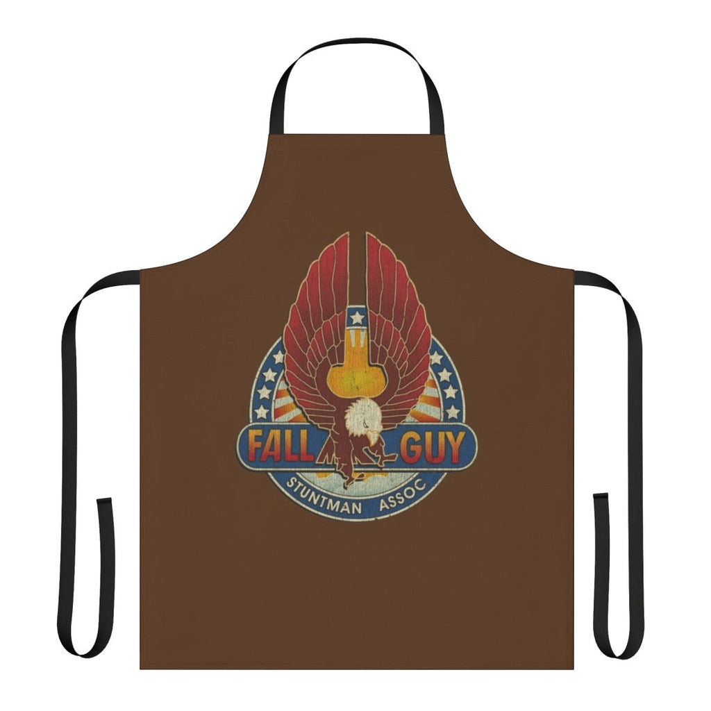 Vintage-inspired stuntman apron with retro graphics