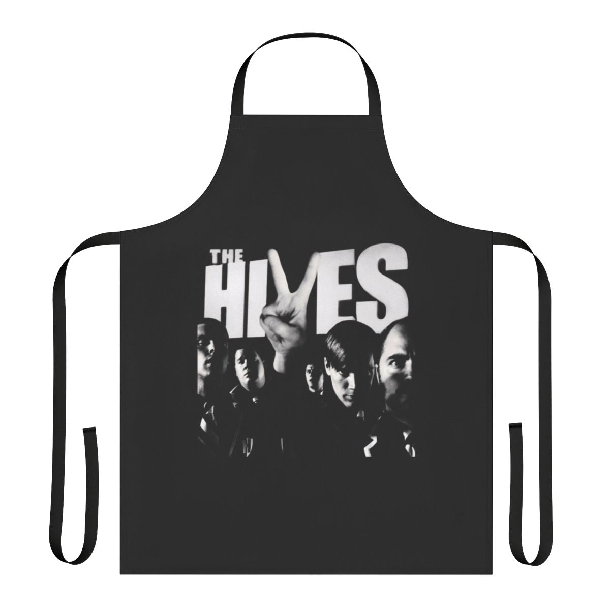 Vintage-style apron featuring the logo and name of the rock band The Hives