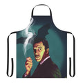 Vintage-style apron featuring an image of actor Vincent Price, known for his roles in classic horror and sci-fi films.