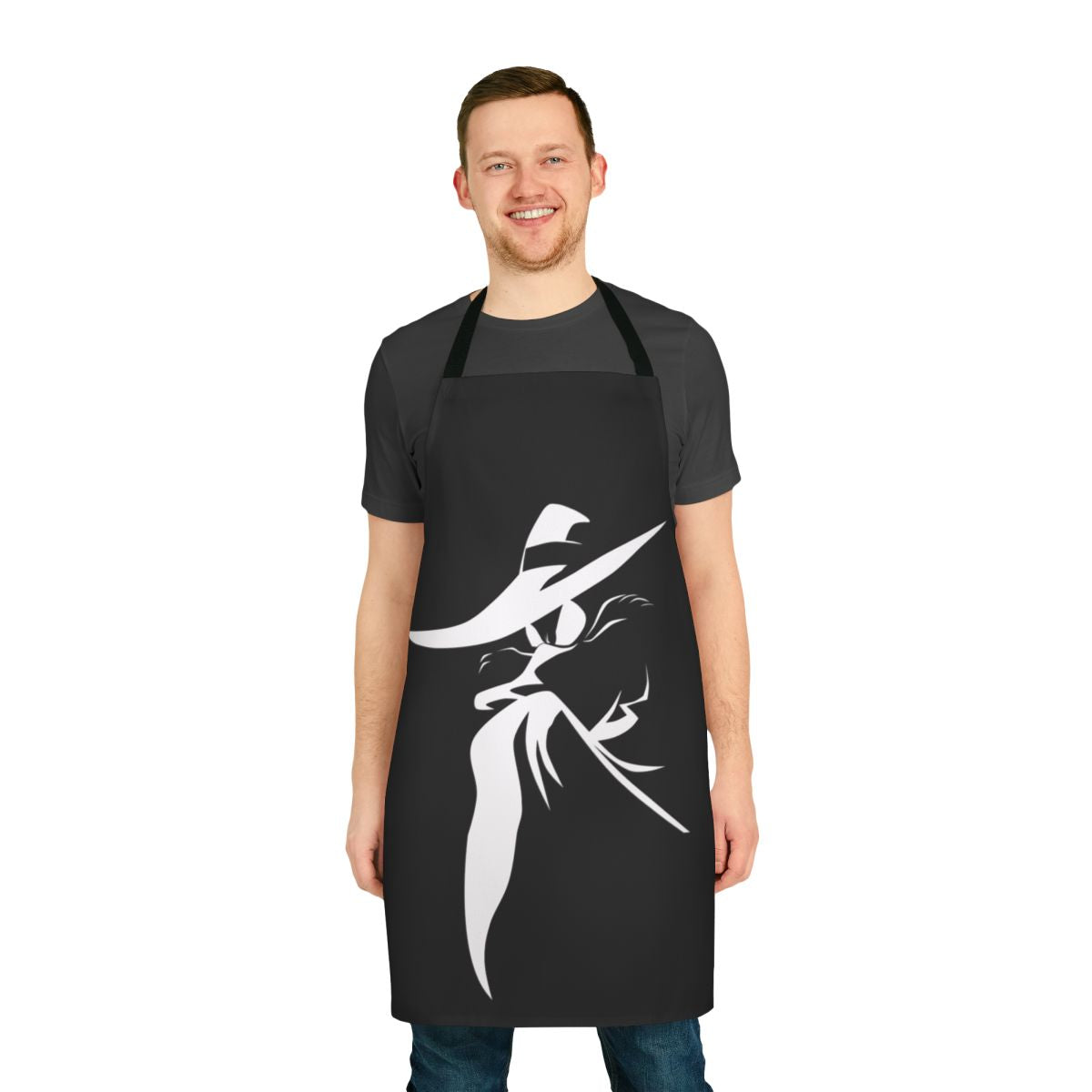 Vintage-style apron featuring the classic Darkwing Duck character and retro cartoon imagery.