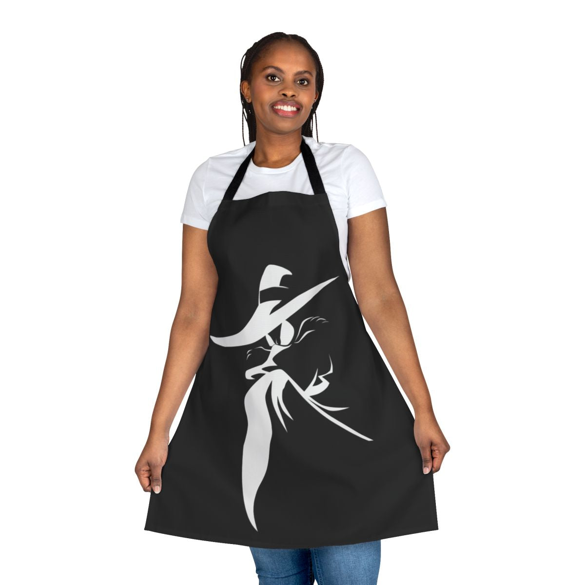Vintage-style apron featuring the classic Darkwing Duck character and retro cartoon imagery.