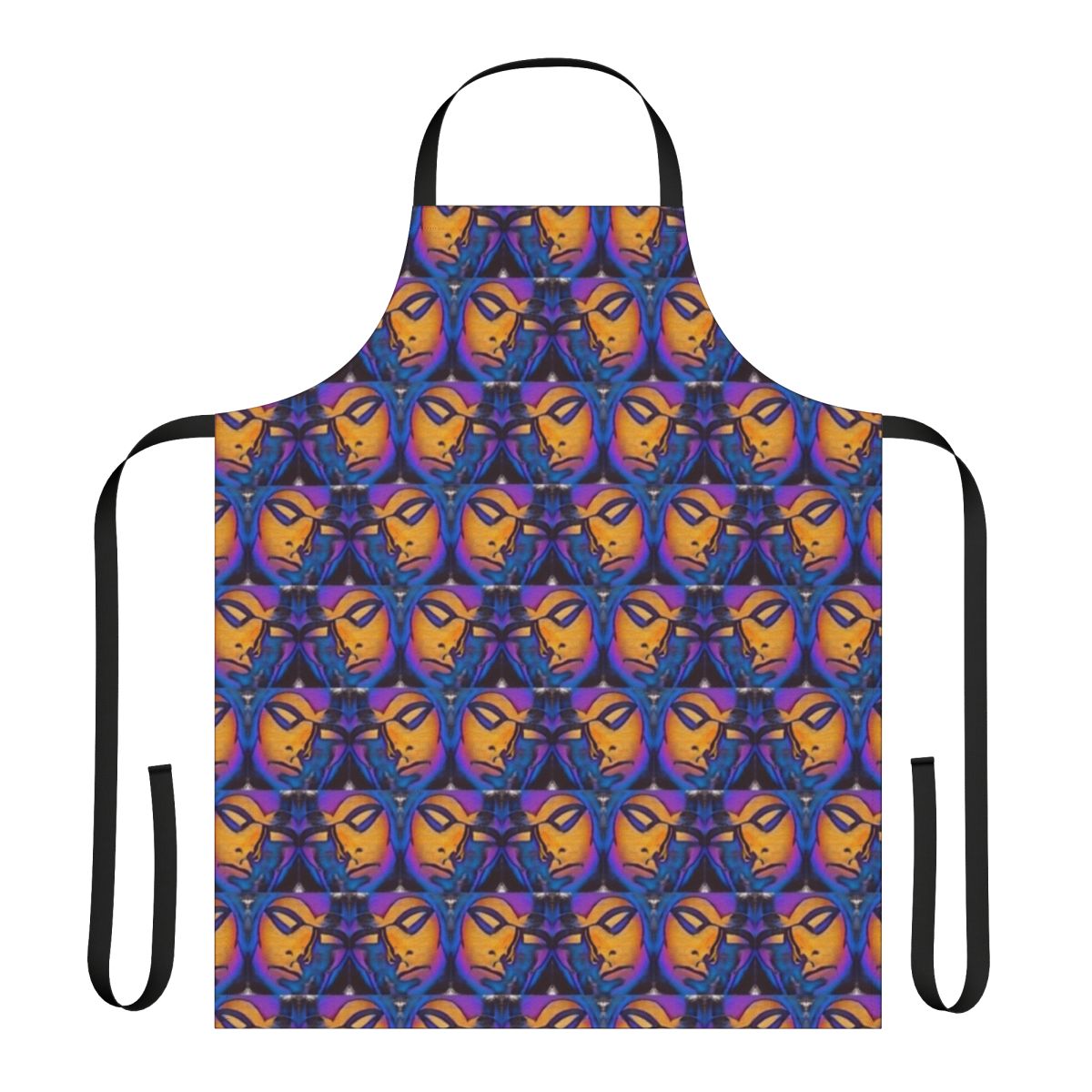 Vintage-style apron with cartoon Phantom Specter character design