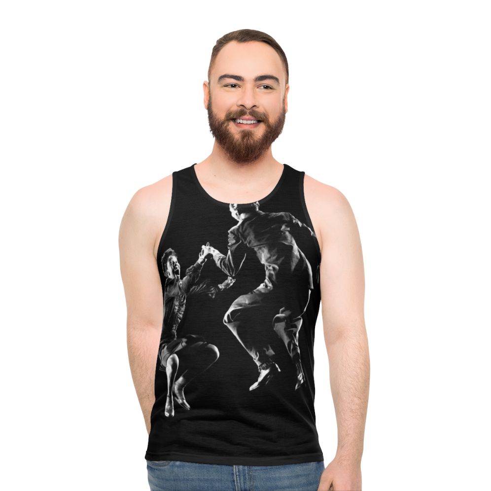 Unisex tank top for swing dancers